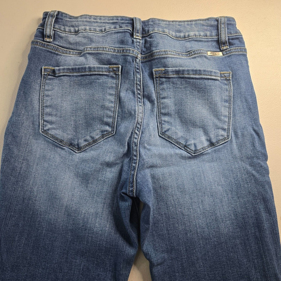 KanCan Jeans Women's 28 Blue Button Fly Skinny Medium Wash Fade Ankle - Picture 13 of 16